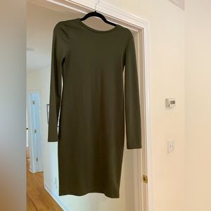 Zara dark green dress